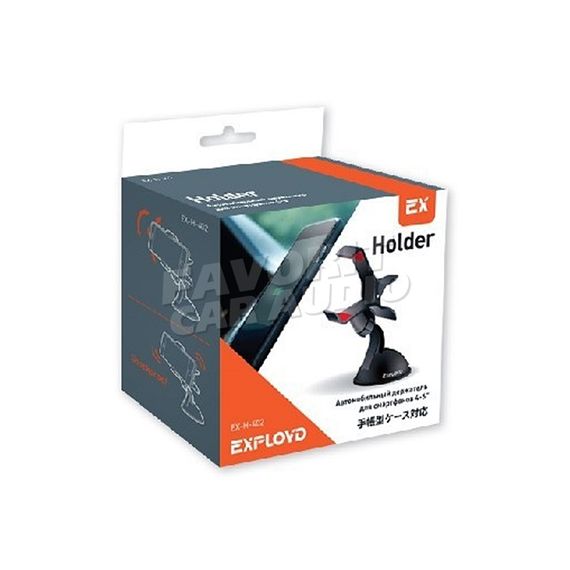 Держатель Exployd EX-H-402 торпедо шарнир черный
