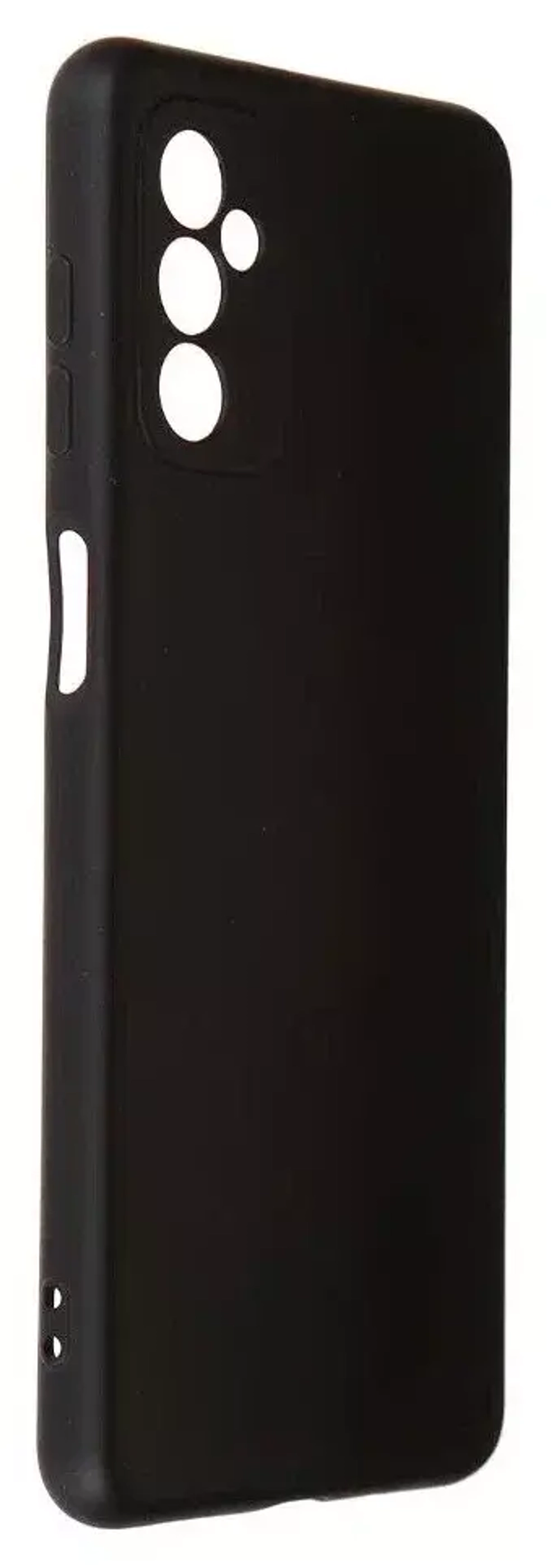 Накладка Samsung М52 силикон матовый черный Zibelino