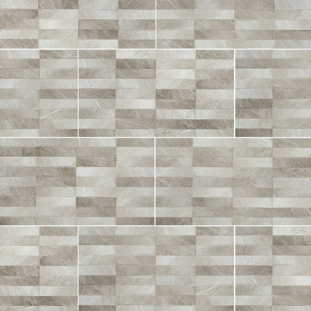 Плитка облицовочная Gracia Ceramica Magma серая декор 500x300x9 мм (8 шт.=1,2 кв.м)
