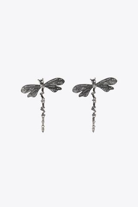 ZARA СЕРЬГИ «СТРЕКОЗЫ» СО СТРАЗАМИ, СЕРЕБРИСТЫЙ