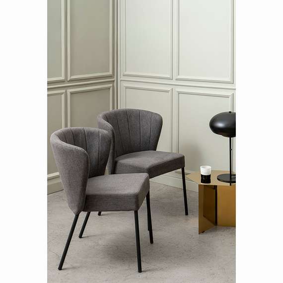 Стул Kristin, серая рогожка