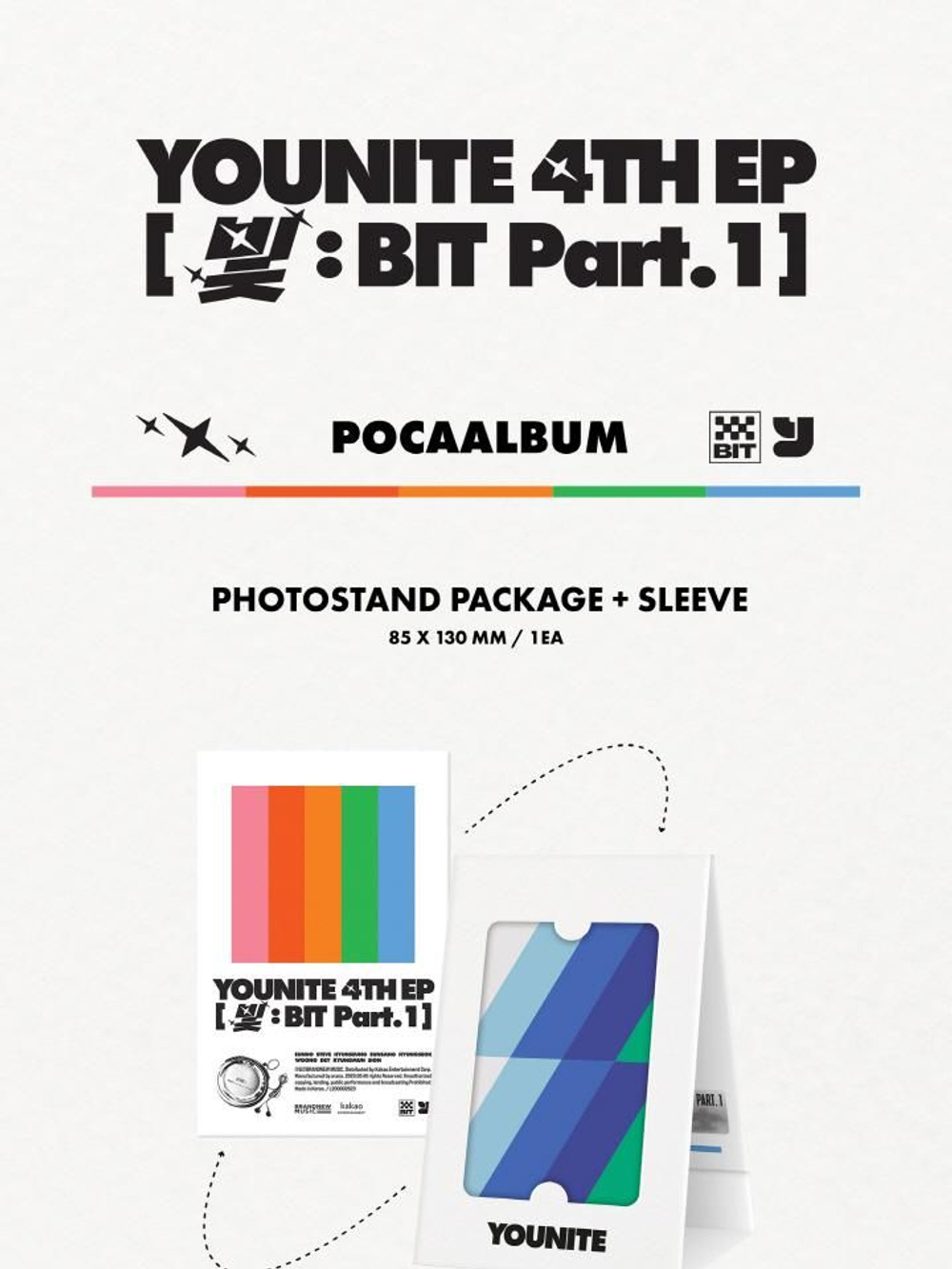 Альбом YOUNITE - LIGHT : BIT PART.1 4th EP Album POCA Version