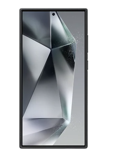 Чехол из веганской кожи для Galaxy S24 Ultra ( Черный)