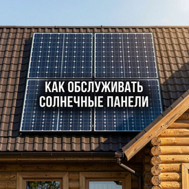 Как обслуживать солнечные панели