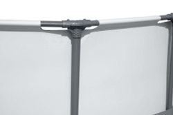 Каркасный бассейн Bestway 427х107 см + фильтр-насос 3028 л/ч, тент, лестница (56950 BW)