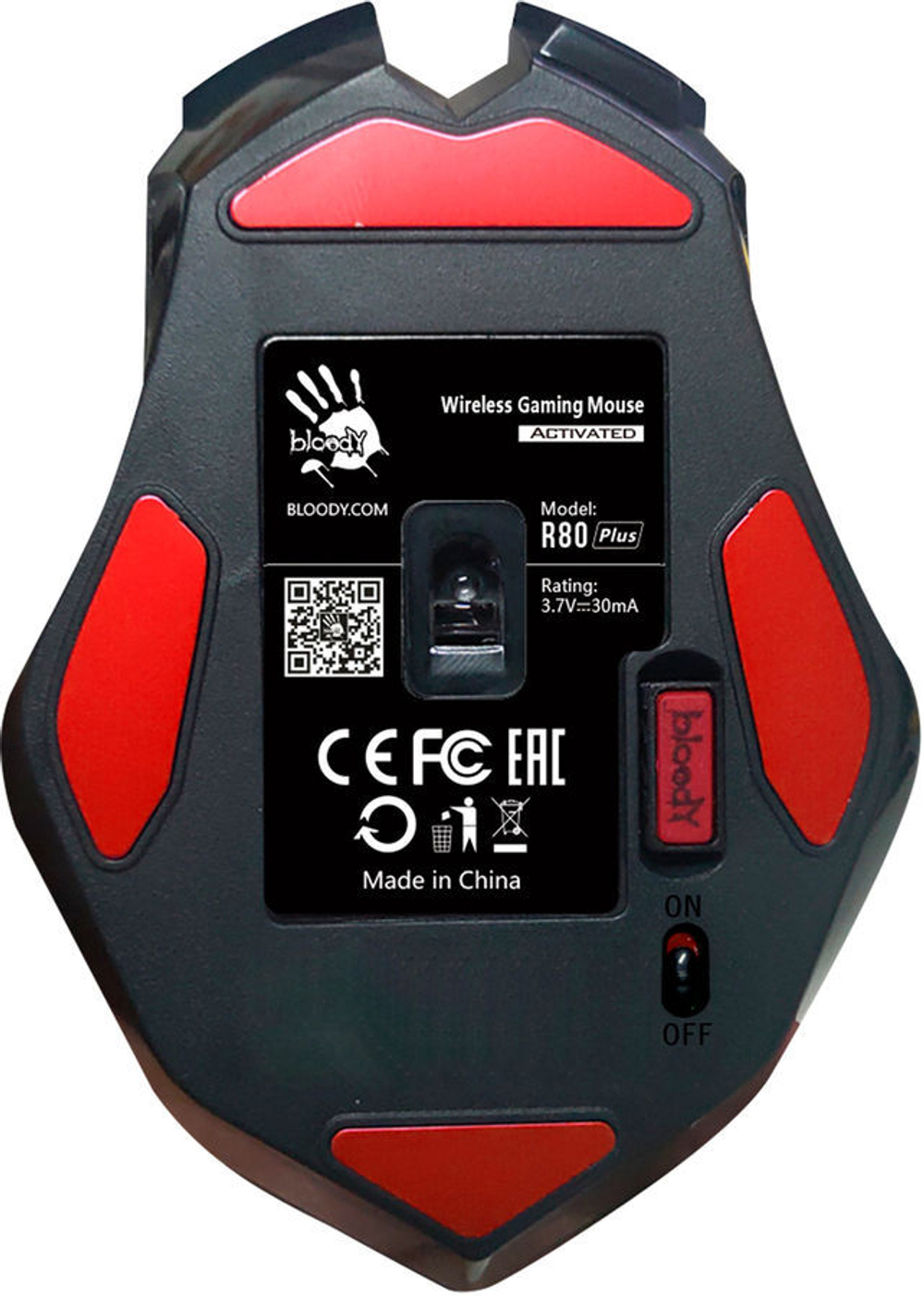 Мышь Wireless A4Tech Bloody R80 Plus Skull