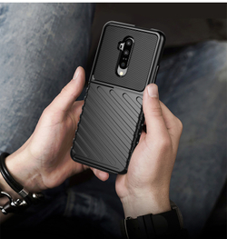 Чехол для OnePlus 7T Pro цвет Black (черный), серия Onyx от Caseport