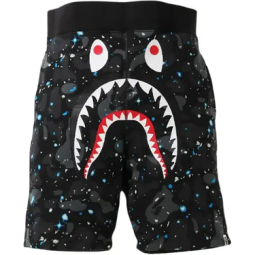A Bathing Ape Space Camo Shark Sweat Шорты