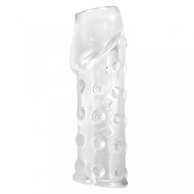 Насадка на пенис с рельефной поверхностью Pretty love, прозрачная