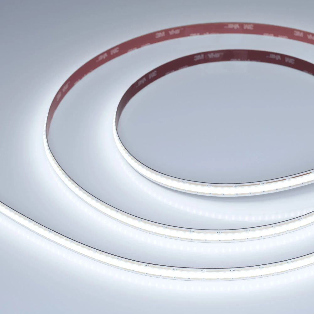 Светодиодная лента COB-X480-10mm 24V White6000 (10 W/m, IP20, 5m, FreeCut) (Arlight, Свободная резка) 044194