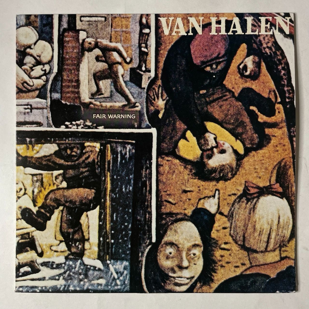 Винтажная виниловая пластинка LP Van Halen Fair Warning (Japan 1981)(No Obi)