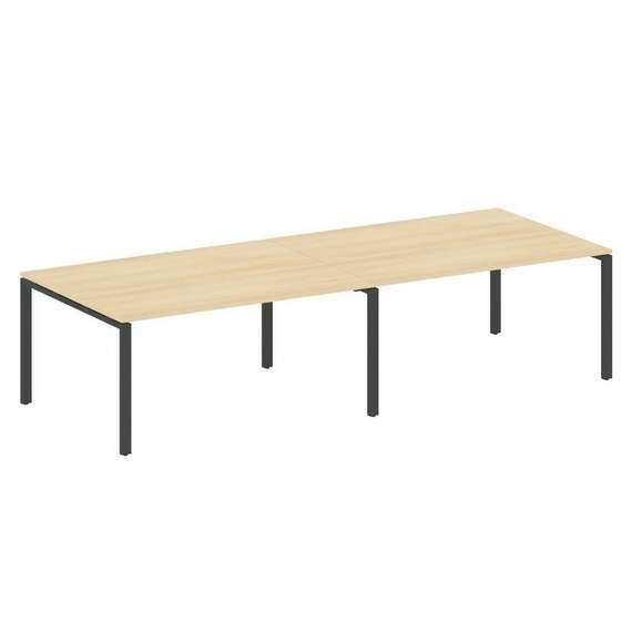 Метал Систем Переговорный стол (2 столешницы) на П-образном м/к БП.ПРГ-2.4