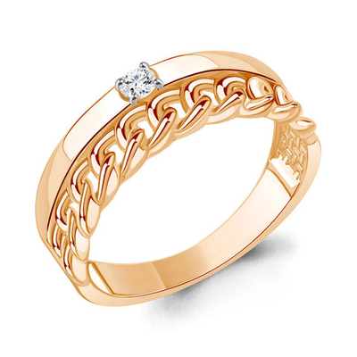 964190к Кольцо из Золота с бриллиантом