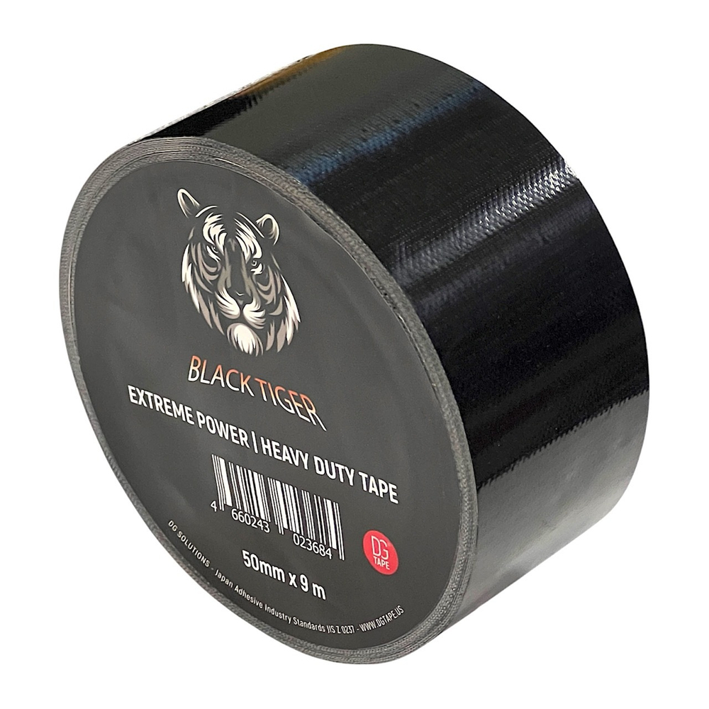 Клейкая лента @TIGER BLACK Extreme Power - Гаффа тейп 50мм/9м - Черный