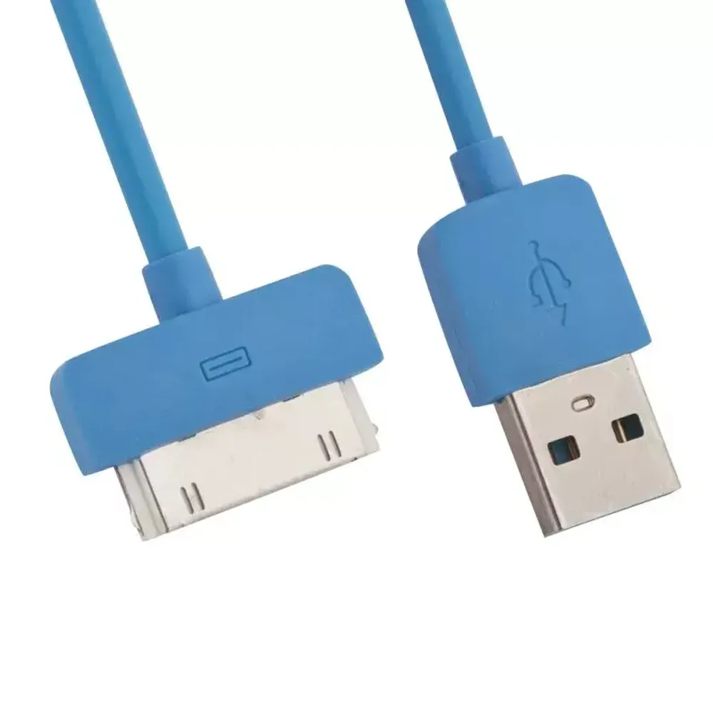 Кабель USB iPhone 4 1m (RC-06i4) (Light Speed-Remax) blue