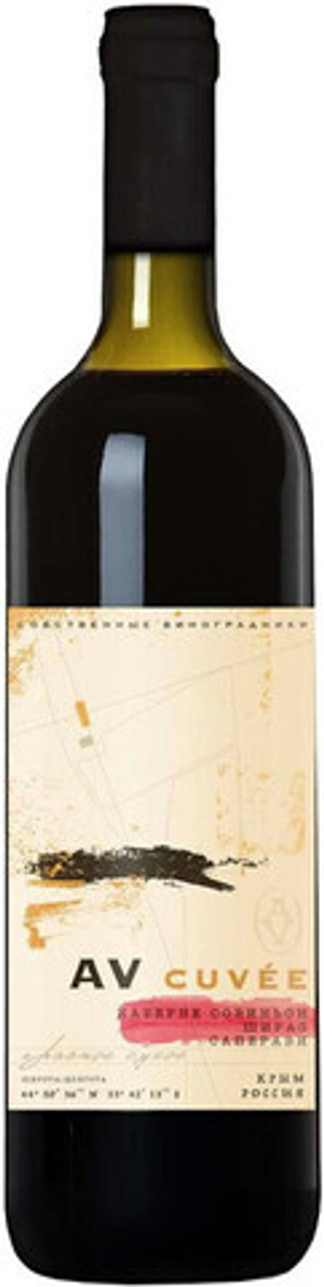 Вино АВ кюве Каберне Совиньон-Шираз-Саперави