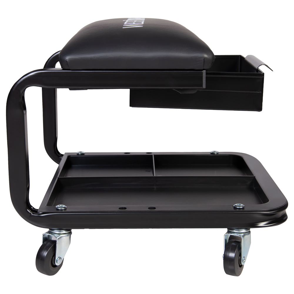 WDK-86030  Табурет ремонтный, полка у основания, ящик для инструментов под сиденьем