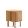 Mailen Прикроватная тумбочка из ясеневого шпона с натуральной отделкой 50 x 55 см