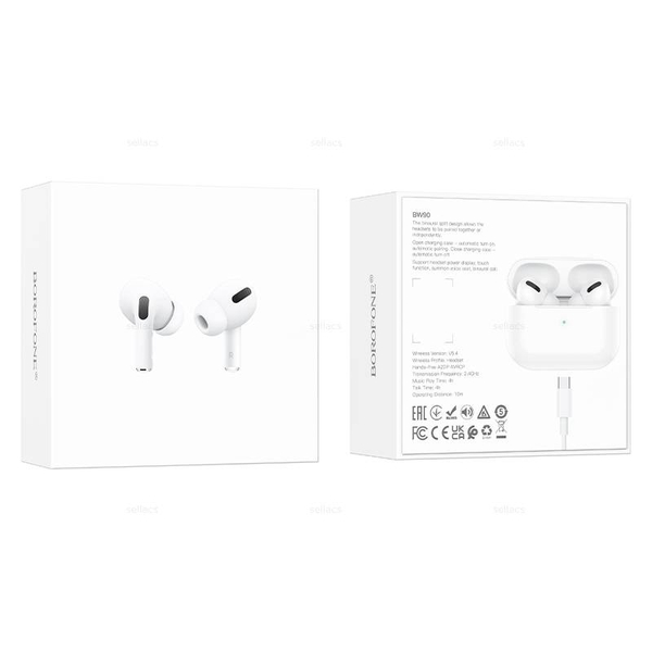 Беспроводные наушники Borofone BW90 (white)