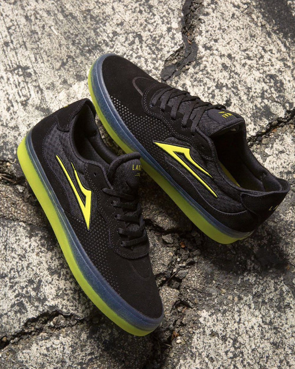 Кеды Lakai Essex: Black / Neon Limited Edition