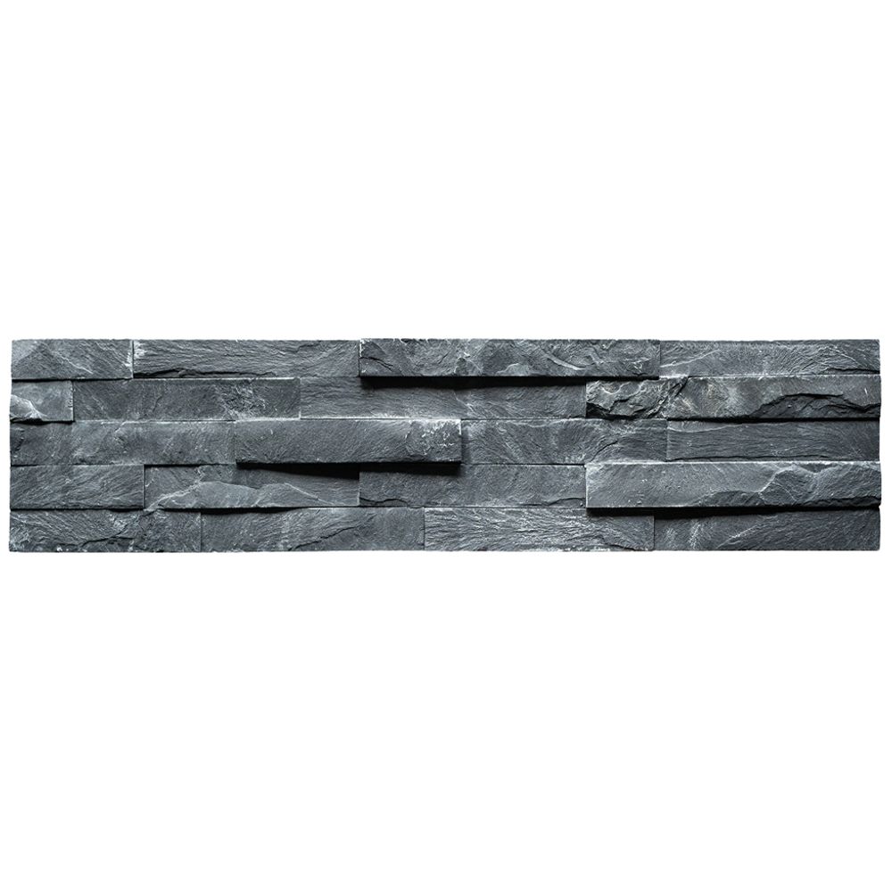 Натуральный камень Сланец черный Pharaon 150x600x10-20 Классик