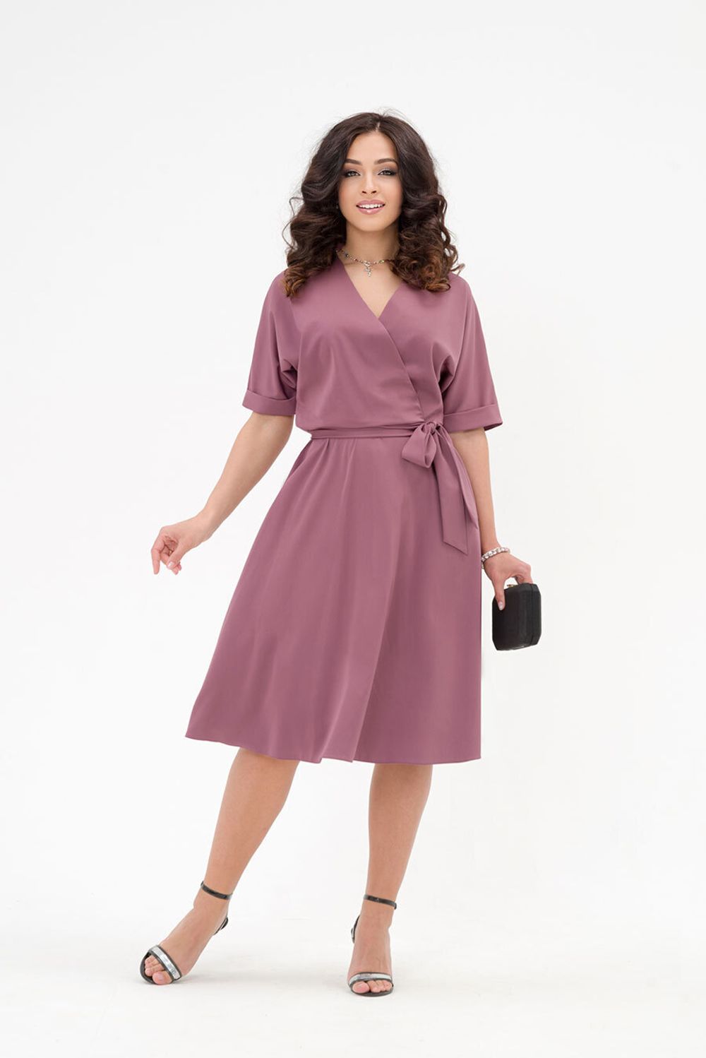 Платье Таис (44-54) Serenada брусничный (Акция)