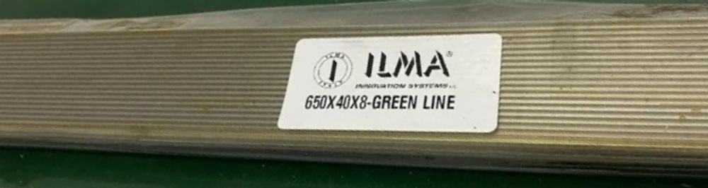 Нож бланкетный с насечкой HSS 650x40x8 Green Line, ILMA