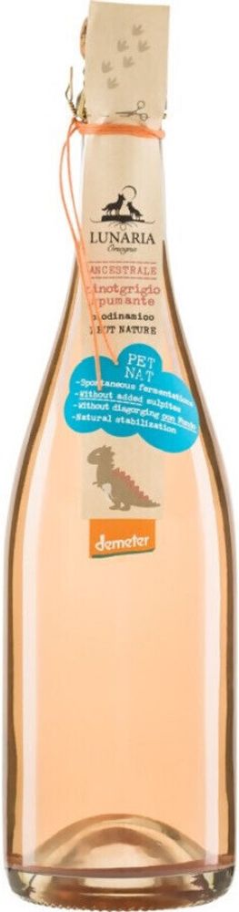 Вино игристое Лунария Анчестрале Пино Гриджо Брют Натюр Вино игристое Лунария Анчестрале Пино Гриджо Брют Натюр