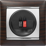 Розетка для акустической системы алюминий Valena Classic LEGRAND