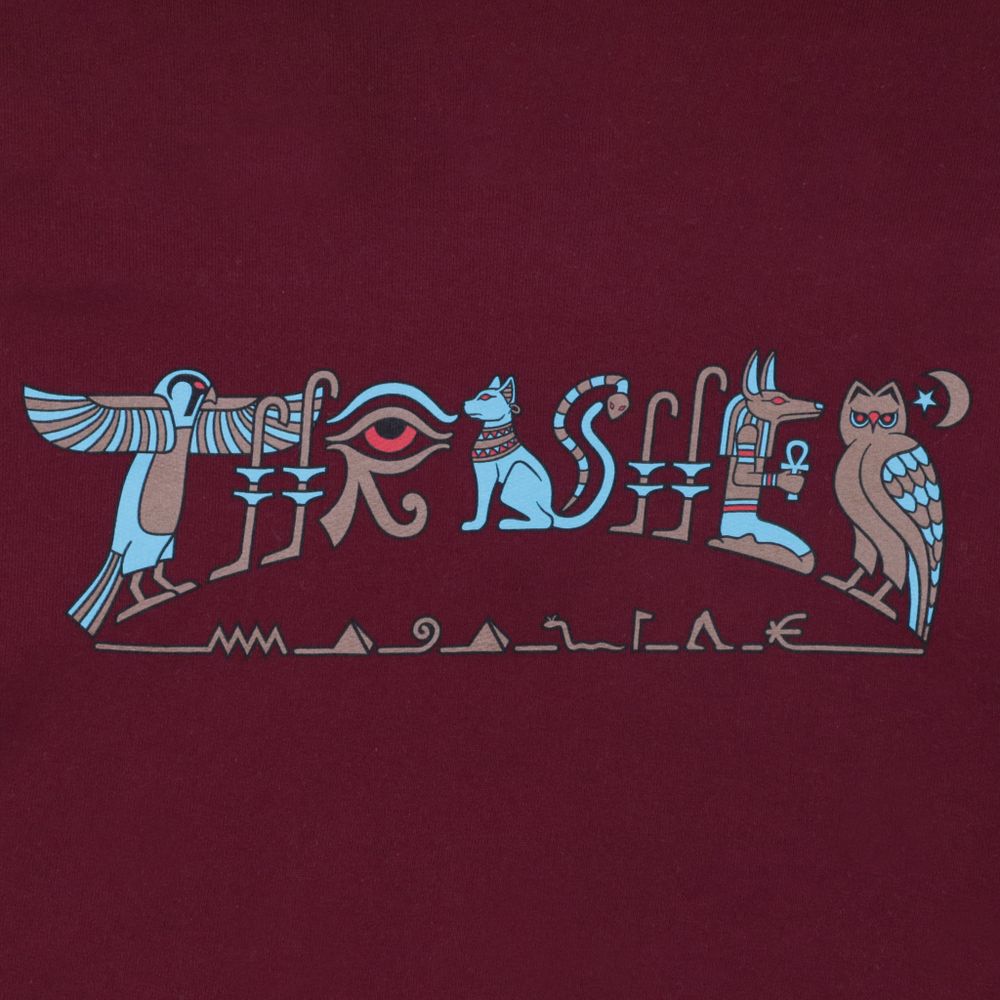 Худи Thrasher Hieroglyphic Hood (maroon)