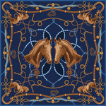 Платок «Конный клуб»