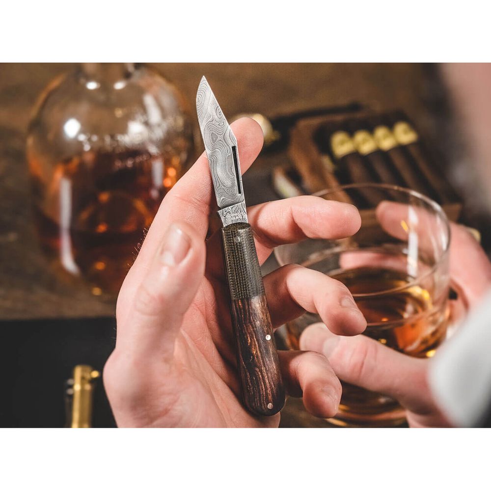 Нож Boker 100501DAM Barlow Integral Leopard-Damast