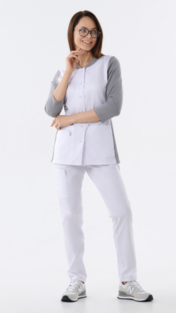 Костюм медицинский Дарина №0  с трикотажем