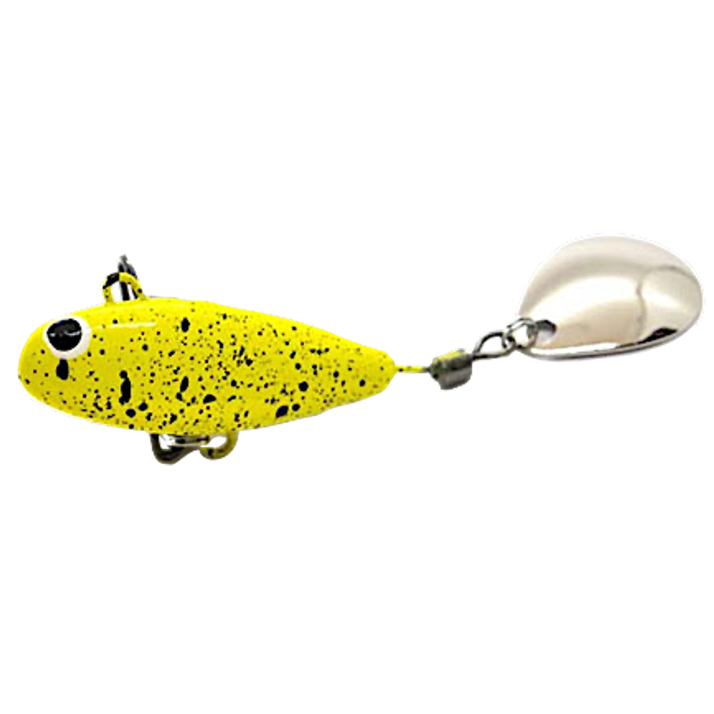 Тейл-спиннер UF Studio Hurricane Long 40мм 32гр Yellow