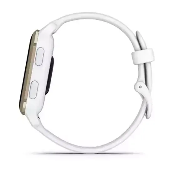 Смарт-часы Garmin VENU SQ 2 Cream Gold Bezel with White Case and Silicone Band 010-02701-11