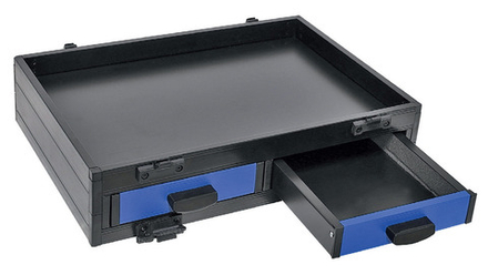 Трей передний двойной 40мм (выдвижные ящики 2 штуки, высота модуля 90мм)