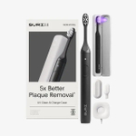 SURI Электрическая зубная щетка 2.0 Sonic Electric Toothbrush with UV Cleaning Travel Case, Midnight Black