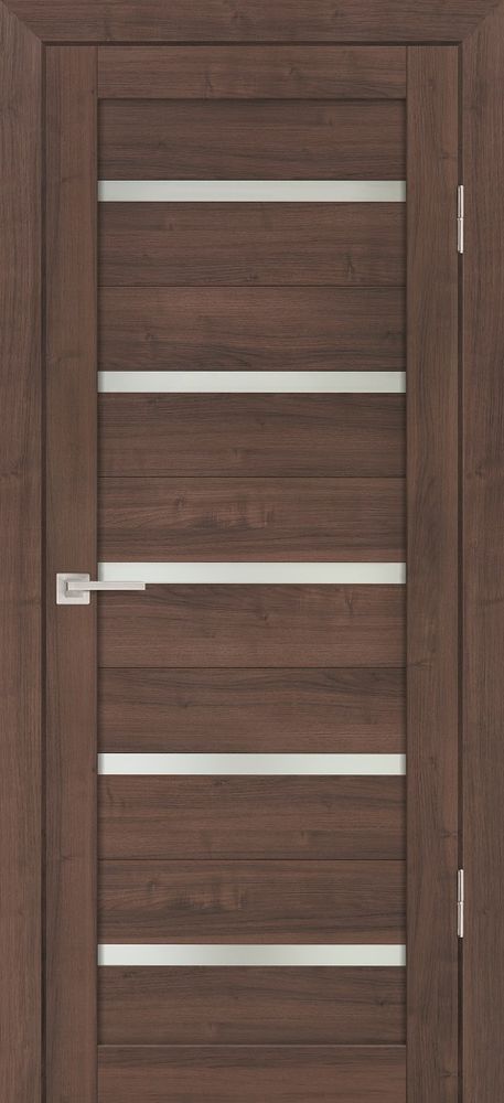 Дверь PS-07 / Цвет Орех пасадена / белый сатинат / Двери PROFILO PORTE