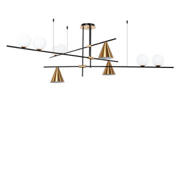 Потолочная люстра 9*Е27 A7029PL-9BK чёрный Jacob Arte Lamp