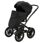 Детская коляска Adamex Chantal Retro 2 в 1 C213 (черный)