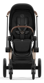 Коляска Cybex Priam IV Rosegold complete и автокресло Cloud G i-Size Moon Black Plus 3 в 1 Sepia Black