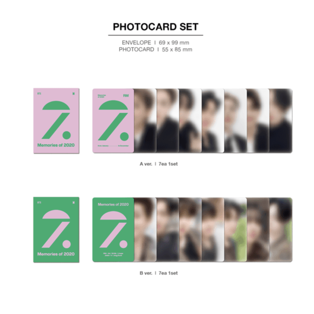 Набор BTS - BTS MEMORIES OF 2020 DC