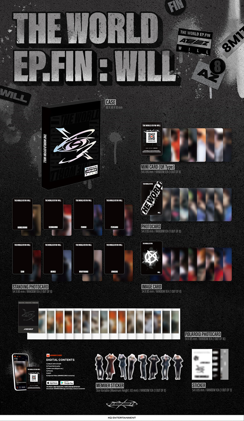 Купить Альбом ATEEZ - THE WORLD EP.FIN : WILL (Platform VER