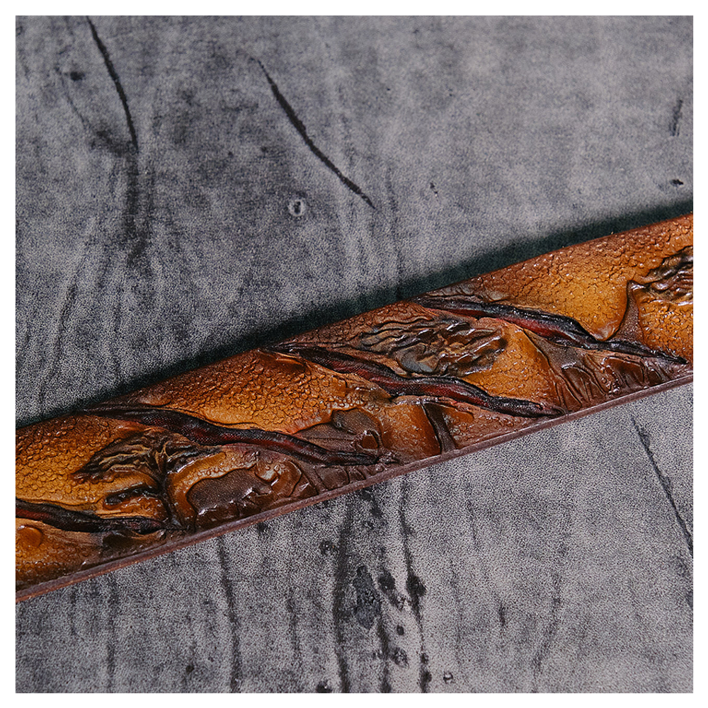 Кожаный ремень «Лев»