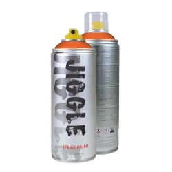 Аэрозольная краска для граффити в баллончике JIGGLE PRO суперматовая, 520 мл, ORANGE / Апельсин - 2 шт