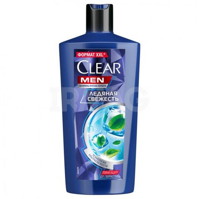 CLEAR MEN шампунь Ледяная свежесть 650мл.