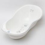 Ванна детская 102 см со сливом "Совы" белый