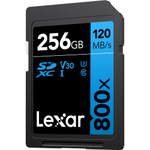 Карта памяти Lexar Professional 800x SDXC 256 ГБ UHS-I 800x W/R 120/45 C10 V30 U3