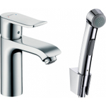 Смеситель для раковины Hansgrohe Metris 31285000 с гигиеническим душем хром