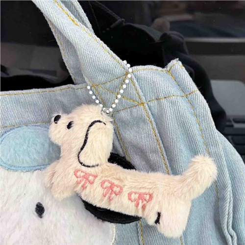 Брелок Такса (белая)